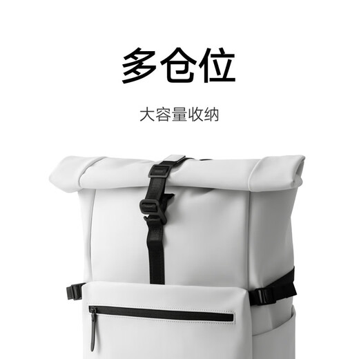Mijia Xiaomi Backpack Men's Backpack Large Capacity Fashion Casual Travel Bag Computer Bag Student School Bag Women's Rock Gray