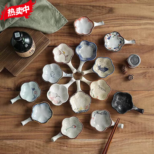 Haivoda MJ Japanese-style multi-functional chopstick holder chopstick holder ceramic chopstick holder table tableware chopsticks pillow spoon can be used as seasoning dish chopstick holder flavor dish