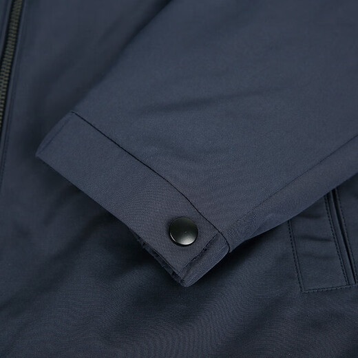 Caizi Men's Padded Jacket Autumn and Winter Warm Embroidered Jacket Autumn and Winter Thick Windproof Stand Collar Cotton Top for Men