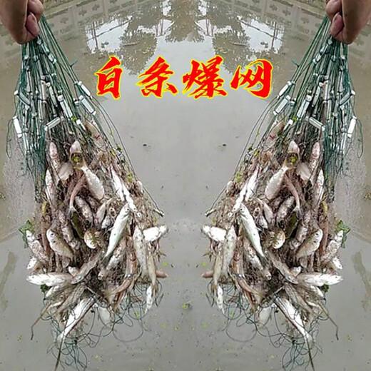 DZQ wire mesh floating net hanging net single layer three layer fishing net fish net fishing net crucian carp silver carp white strip net sinking net three layer sinking net 4 fingers - 1.2 meters high - about 35 meters long