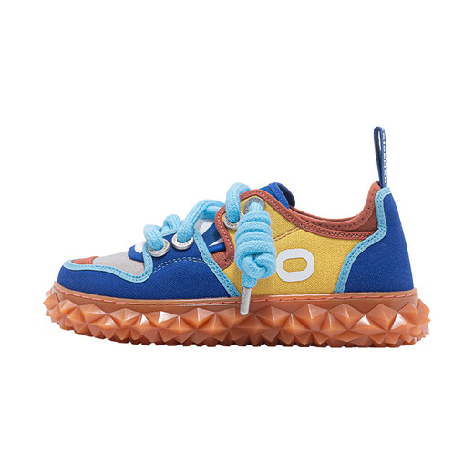 
OETZI Iceman Oz's cute canvas shoes for men and women in the same style spring and summer contrasting colors versatile thick-soled jelly big head ugly shoes blue yellow gray white brick red T24341540 43