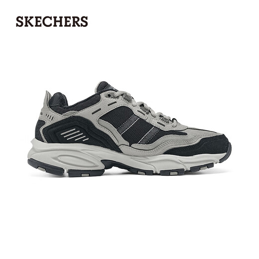 Skechers men's outdoor dad shoes retro trendy thick-soled comfortable and versatile plus velvet sports and casual shoes 237125