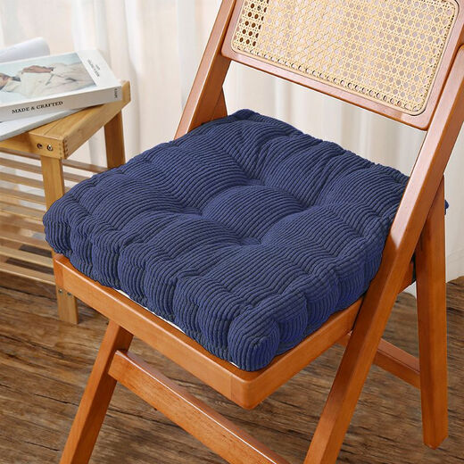 Yingzhu'er seat cushion thickened chair cushion butt seat cushion butt cushion office sedentary artifact student dormitory classroom office seat cushion gray blue square 10cm thickened 40*40cm soft and comfortable