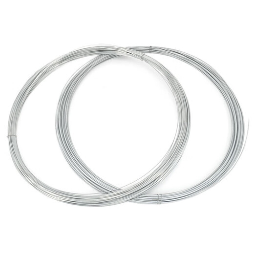 Bingyu Galvanized Iron Wire Industrial Construction Site Construction Wire Bundling Wire Tie No. 12 Thick 2.8mm 5kg Long About 103 Meters/Roll BYT-202