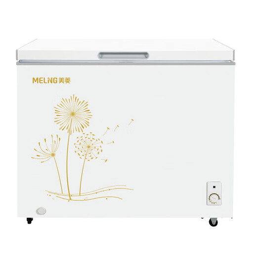 Meiling large freezer 300L household commercial full freezer refrigeration and freezing dual-purpose large-capacity horizontal freezer refrigerator nationwide joint warranty 218 liters/dual temperature top opening/freezing