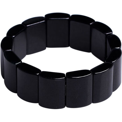 Cute natural obsidian bracelet obsidian obsidian men's Pixiu crystal bracelet bracelet for men black gold obsidian bracelet length 20 width 13 hand circumference 18 cm