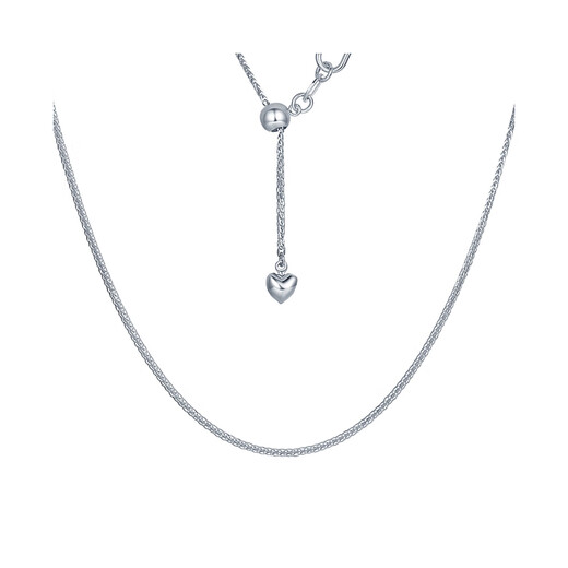 Liuguifu Jewelry PT950 Necklace Heartbeat Platinum Necklace Chopard Chain Clavicle Chain Women's PT0300013 3g