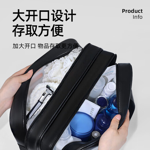 Lohas Travel Toilet Bag Men's Wet and Dry Separation Swimming Bag Business Travel Storage Cosmetics Bath Bath Wash Bag Bath Pocket Waterproof