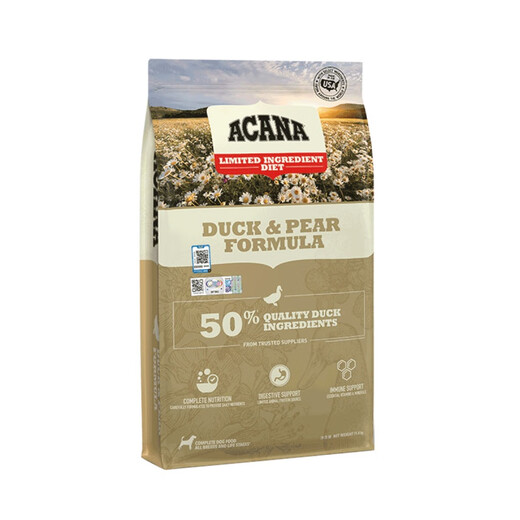 ACANA fresh duck meat, pear, deep sea fish, chicken, mother and baby pet nutrition, grain-free dog food, mother and baby 2kg, June 25, 0g