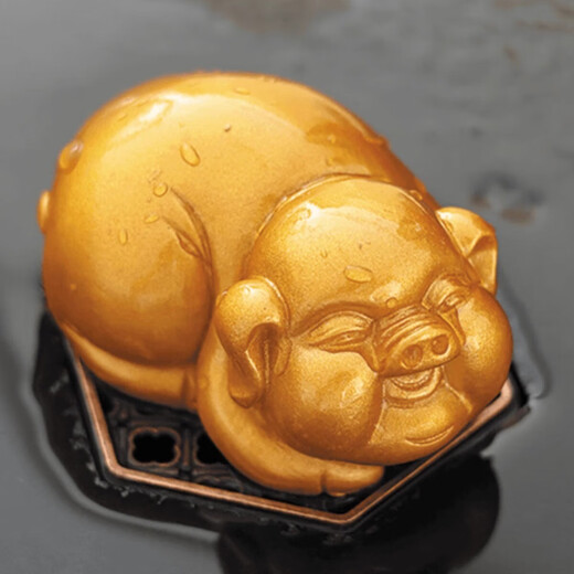 Everything goes well, creative pig changes color when exposed to water, tea pet ornaments that can be raised and played with, kung fu tea set, tea ceremony accessories