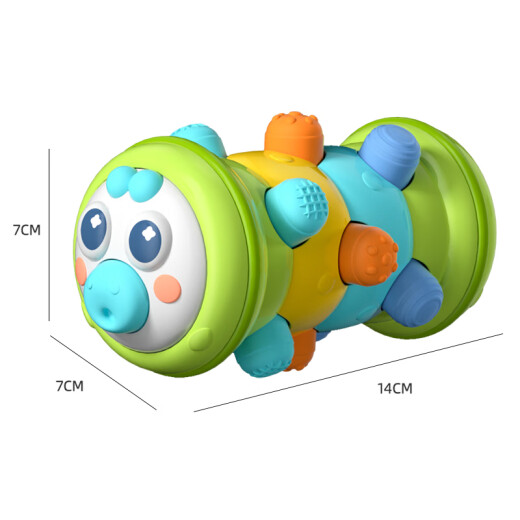 Jiangzhi Youpin Baby Toy Toddler Early Education Learning Toy 0-1 Years Old 6-12 Months Baby Crawling Training Cute Roller Caterpillar Fingertip Touch Sense Training Parent-child Interaction Newborn