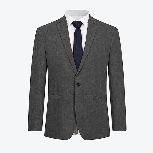 柒牌【含桑蚕丝】西服套装男士春季商务正装面试新郎结婚礼服