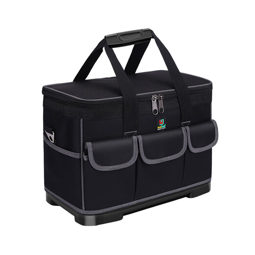 Yiluoqi Trolley Tool Bag is sturdy and durable, repairs and after-sales installation, multi-functional portable shoulder crossbody, thickened and wear-resistant fishing 03 ordinary 2-wheel rod 15 inches