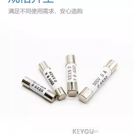 R055 ceramic fuse tube 5x25mm fuse 0.5A 1A 2A 3A 4A 6A 13A 16A 20A R055 ceramic 5x25mm 8A (100 pieces/box)