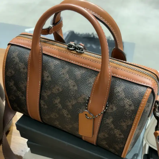 COACH Venturer Duffle 27/24 old-fashioned zipper coating Couple new men's Boston Truffle CW695-A7U 24