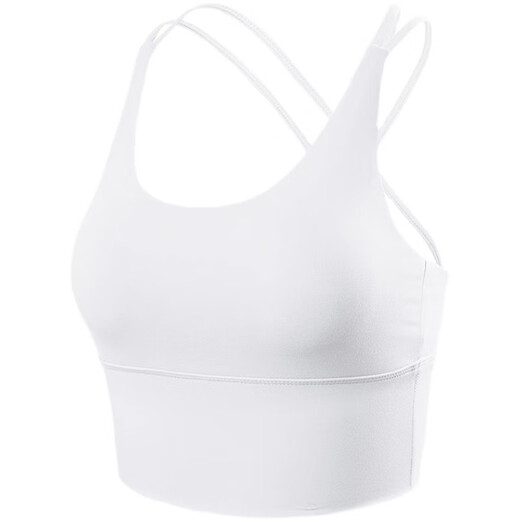 Double Show White Yoga Wear Suit Female Beauty Back High-end Camisole Vest to Close Breasts Pilates Professional Fitness Exercise Red Top + Black Suit M (100-110)