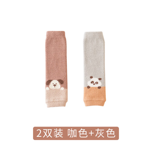 Rasharia baby knee socks set baby stockings leggings girls and children pile socks men's crawling socks diaper changing thick autumn and winter