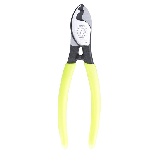 King TTC Japan imported Tsunoda brand cable cutter 6-inch wire cutter 8-inch wire stripper and wire cutter CA-22 38 60 22S CA-22 (double hole 6 inches)