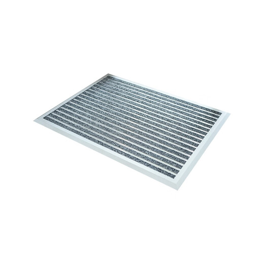 Zunxun outdoor non-slip floor mats stainless steel aluminum alloy dustproof household entrance door mats outdoor entrance carpet door outer door gray 160cm 80cm