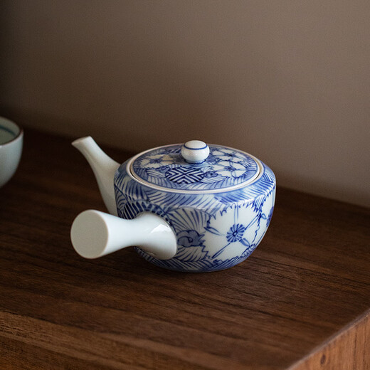 同合年货大清仓，超值特价日本进口茶具茶壶茶杯大特卖链接2 数量有限 【正价728元】染付斜纹急须