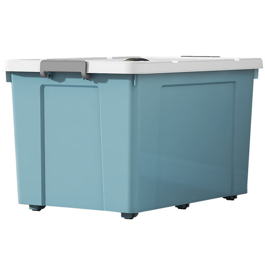 Chenzhi Shangpin thickened storage box extra large clothing storage box clothing toy storage home student dormitory plastic storage box purple BW6623#44*33*27cm without wheels