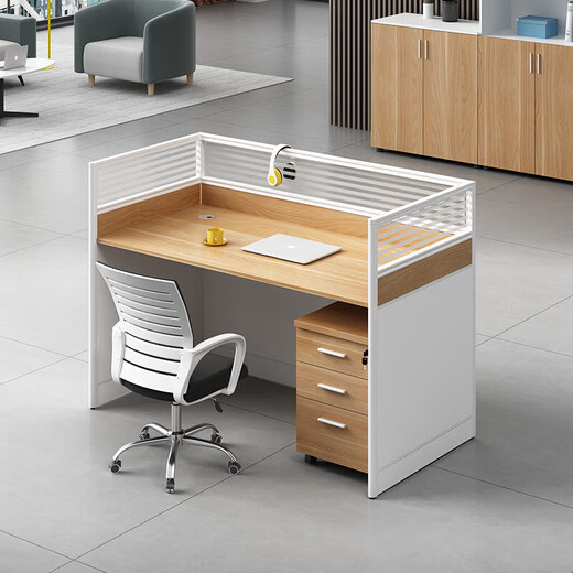 Weitai office screen work station staff computer desk and chair modern simple office desk and chair card seat combination workbench