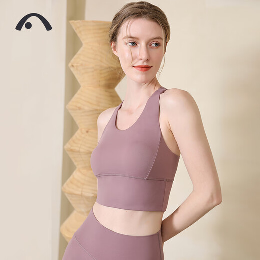 Aixiabu Yoga Wear Women's Suit Spring and Summer High-End Pilates Yoga Vest Professional Sports Suit Slimming Yoga Wear Underwear A0032NS Misty Purple+X22055NS Misty Purple L