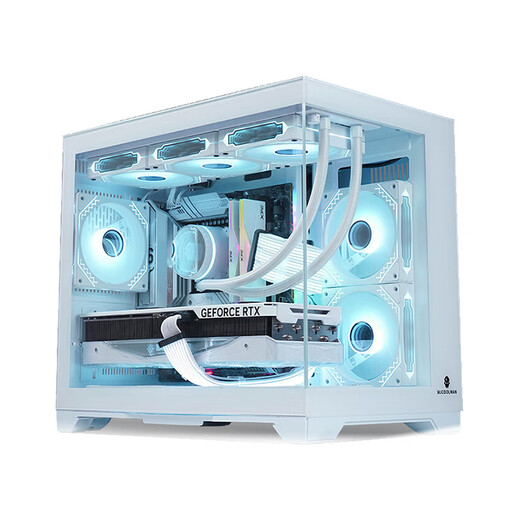 ASUS i5 14600K/U7 265K/AMD Ryzen 7800X3D/9800X3D cardless barebone system over-machine assembly computer DIY white desktop complete machine AI game console i5 14600K+ card-less over-machine configuration one