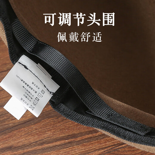 Buta autumn and winter wool beret retro woolen hat women's winter new big bow retro temperament beret hat burgundy