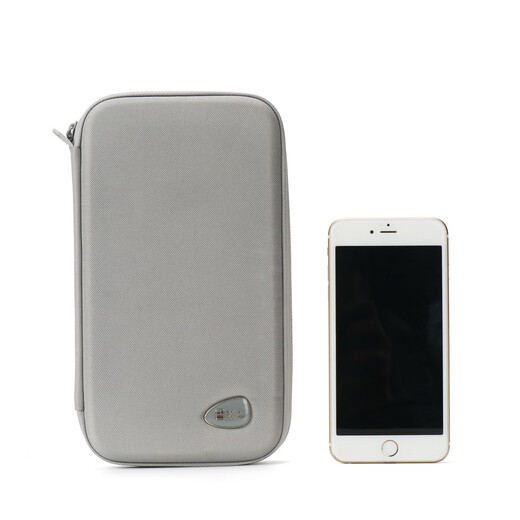 出差旅行护照包大容量硬壳抗压保护防挤压充电宝手机包证件收纳包 红色