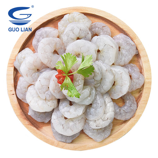 GUO LIAN Guolian Jade Raw Shrimp Seafood De-ice Net Weight 2 Jin Jin is equal to 0.5 kg 156-198 shrimp de-lined 4 million + positive reviews