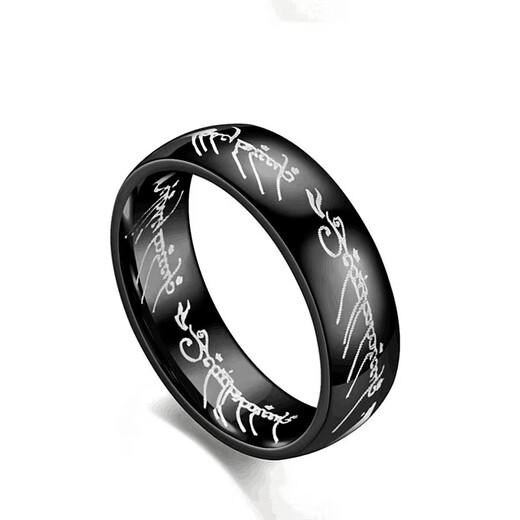 Color Leias Ring Titanium Stahlring Herren trendy Nischendesign Männer einzelne Ringe vielseitige domineerische Jungen Ring Student Schwanz Ring Silber 9 andere Größen hinterlassen eine Nachricht