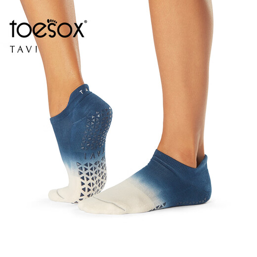 Toesox yoga socks women's non-slip professional sports socks Pilates socks sweat-absorbent and breathable Savvy TAVI co-branded dark gray S (size 34~38)