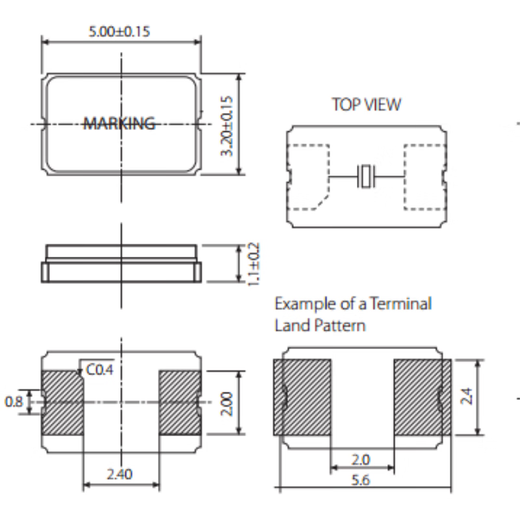 Lanshi resonator crystal passive crystal oscillator patch 9.84375MHZ (50 pieces)