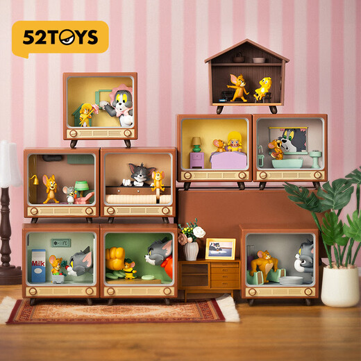 52TOYS TOM and JERRY classic MOMENT series blind box figures trendy toy ornaments single blind box (randomly sent, no designation accepted)