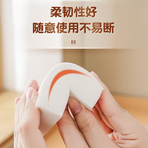 JCZS Japanese magic wipe kitchen household cleaning artifact high-density nano sponge for washing cups, dishes and pots, double-sided 20 times density, newly upgraded, white 20 pieces