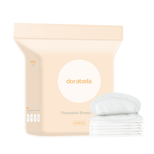 Dora bela ultra-thin breathable anti-leakage breast pads 100 pieces disposable 3D three-dimensional lactation anti-leakage breast pads box 6019