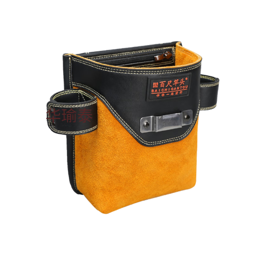 Keyang Star 100-foot pole head carpentry special nail pocket nail waist pocket cowhide nail pocket decoration special nail bag tool kit 3005 single pocket small size cannot be used for mobile phones