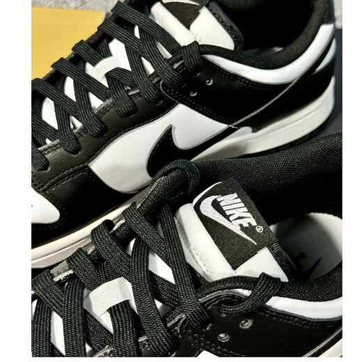 耐克DUNK LOW RETRO 男子黑白熊猫经典耐磨低帮板鞋 dd1391-100 38.5