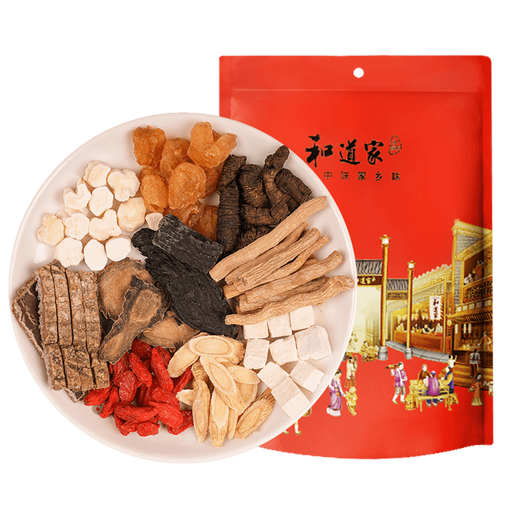 和道家 十全补汤131g肉苁蓉杜仲山药龙眼枸杞滋补阴阳煲汤料包乌鸡壮排骨鸽子炖汤中药材药膳套餐