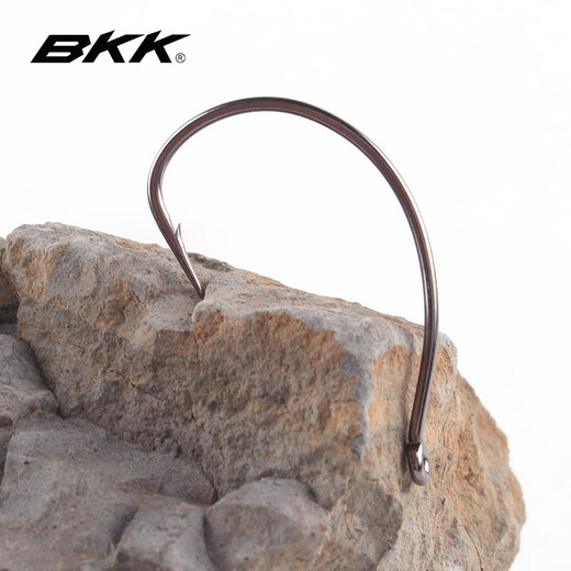 BKK lure hook, soft worm, soft bait hook, upside down fishing hook for mandarin fish and bass, wild fishing black pit live bait hook 8003 large package 8003 2X large package 2#