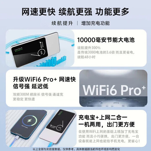 绅笙【新疆西藏云南可用】随身wifi移动无线Wi-Fi6无线网卡路由器5Ghz无限流量2025款全国通用 【3000毫安】新疆西藏云南可用移动-内地三网通