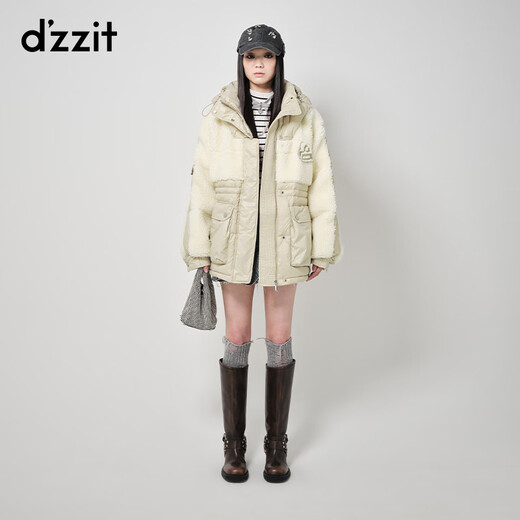 DZZIT plain pullover sweater with autumn and winter simple modern slim design for women black XS