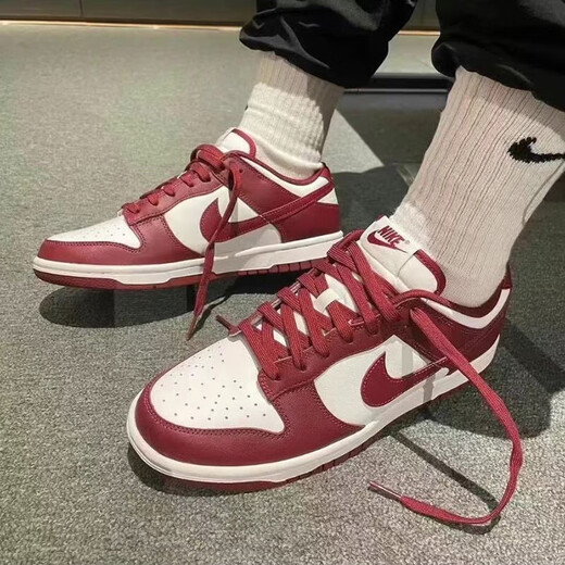 耐克（NIKE）休闲鞋男鞋秋冬季新款运动鞋Dunk Low百搭低帮板鞋DD1391-601 DD1391-601白红 41