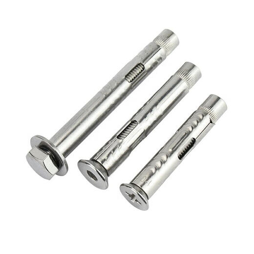 Hua Meng 304 stainless steel cross expansion screw, external hexagonal, countersunk head internal hexagonal screw, M4M5M6M8M10m12, cross M4*40 (use 6.5 impact drill 10 pieces