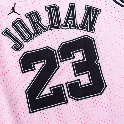 Jordan Nike (NIKE) children's sports vest summer children's sleeveless T-shirt Sakura Pink 155 (L)