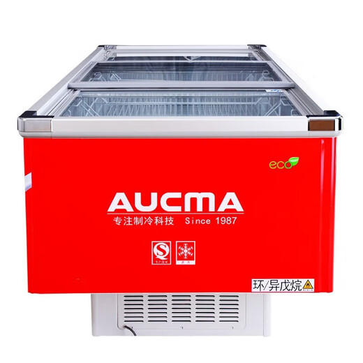 澳柯玛（AUCMA）组合岛柜 商用卧式组合展示柜 大容量玻璃门冷柜雪糕柜市冷冻冰淇淋水饺丸子 满篮筐冷藏冷冻切换】SC/SD-728