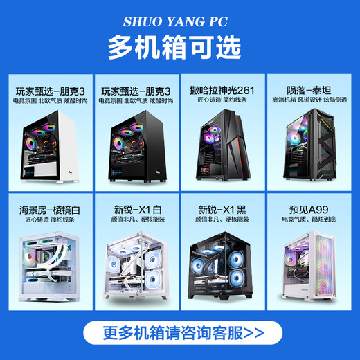 Shuoyang DIY Assembly Machine Customized Host Upgrade Configuration with Optional Hardware (No delivery will be made without contacting customer service) 30 upgrades