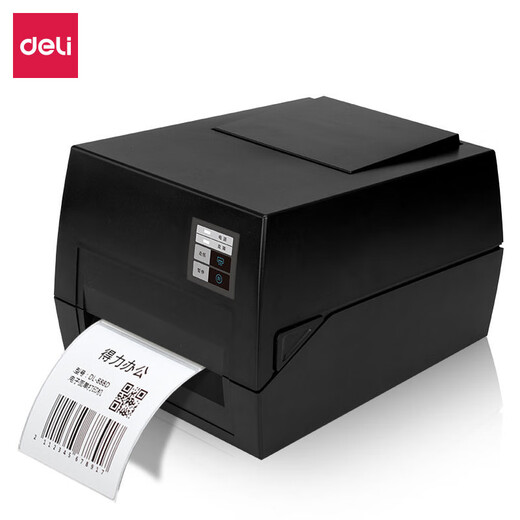 Deli DL-825T Thermalempfindlicher Kohlenstoffgürtel Dual-Modus-Drucketikett-Machine Barcode Elektronische Seite Ein beschichtete Papier Pet Asian Silber DL-825T (neu)