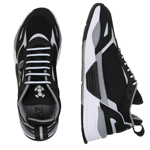 ARMANI/Armani EA7 Men's Mesh Breathable Fashion Casual Sports Low-top Shoes X8X159 XK379 White C679 43.5